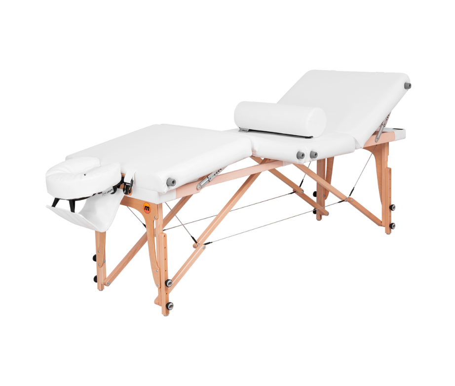Table de massage pliante multizones Manual bois